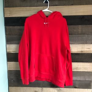 nike men's swoosh hoodie red nike men's swoosh hoodie red